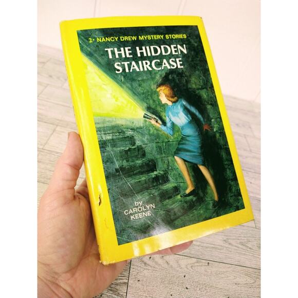 Nancy‎ Drew The Hidden Staircase Carolyn Keene 1st Print HCDJ 1959 BCE Mystery - Picture 1 of 13